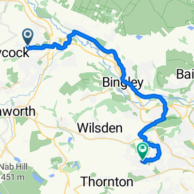 15 Braithwaite Drive, Keighley to Kundi Buildings, Allerton Road, Bradford