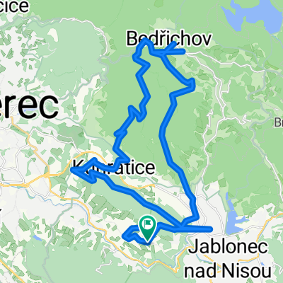 Horní 5109, Jablonec nad Nisou to Horní 5109, Jablonec nad Nisou