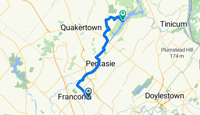 Restful route in Quakertown