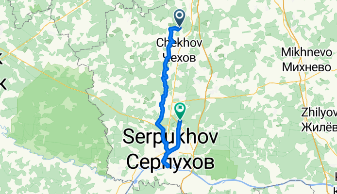 Легкий маршрут в Васильевское