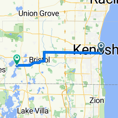 6036 Fifth Ave, Kenosha to 8942 269th Ave, Salem