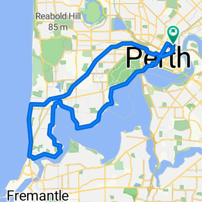 City - Cottesloe - Freemantle &amp; back