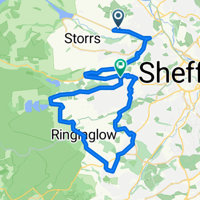 Crosspool, Dore, Ringinglow route 2