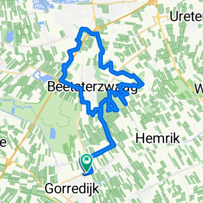 Langzame rit in Gorredijk