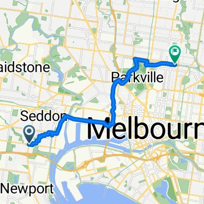Relaxed route in Brunswick East