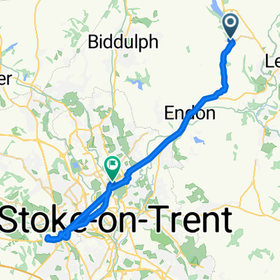 Route from Lake Road 2, Rudyard