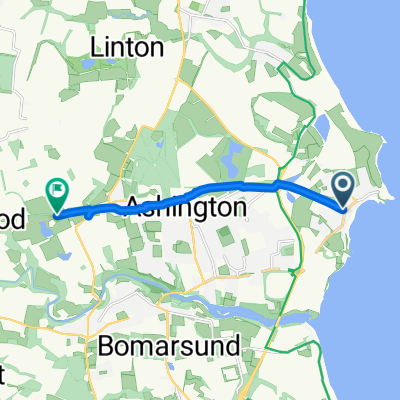 Central Parkway, Newbiggin-by-the-Sea to A197, Morpeth