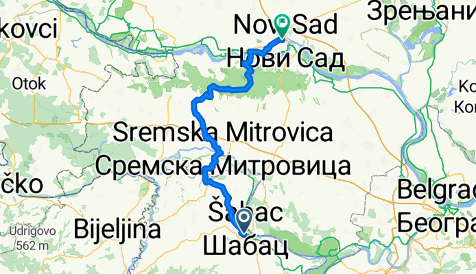NorveÅ¡ka 4, Å abac to KisaÄka 82, Novi Sad