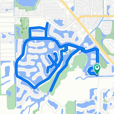 Moderate route in Naples