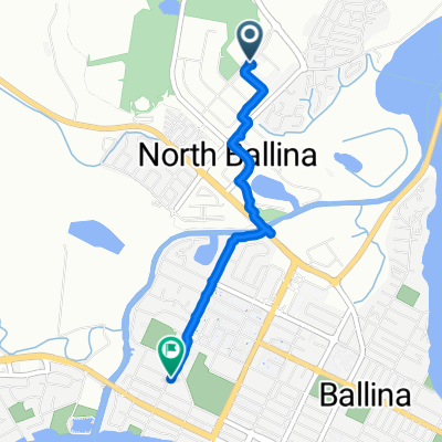 Relaxed route in Ballina