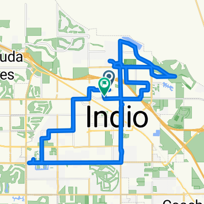 Restful route in Indio