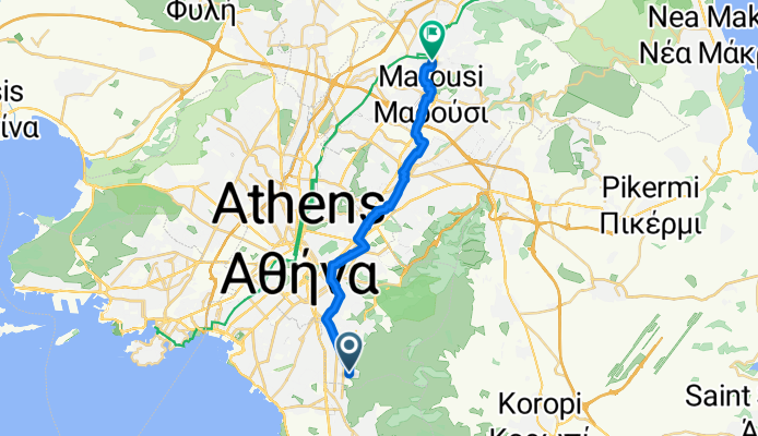 Thrakis 2–6, Ilioupoli to Menandrou 4, Kifisia