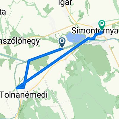 Unnamed Road, Igar to Vak Bottyán telep 7, Simontornya