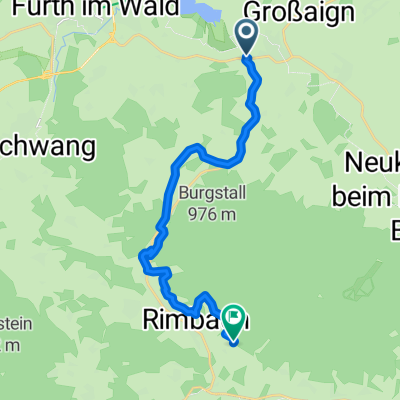 Knackige Fahrt in Rimbach