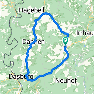 Hochgeschwindigkeitsroute in Daleiden