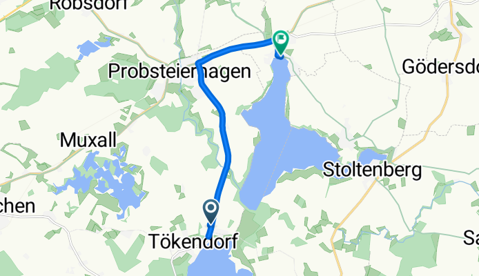 Dorfstraße 127, Dobersdorf nach Dörpstraat 13, Passade