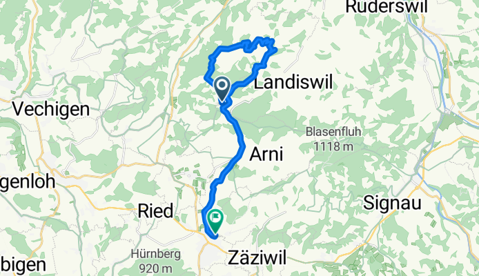 Entspannende Route in Grösshöchstetten
