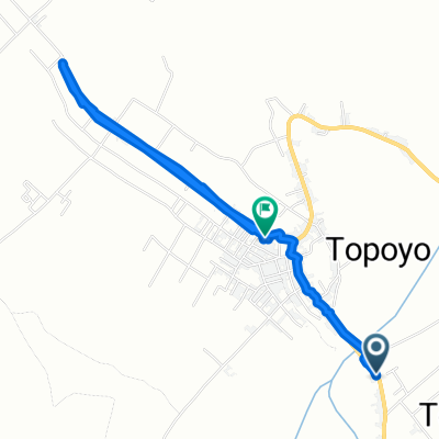 Jalan Poros Majene - Mamuju to Jalan Pattanabone, Topoyo