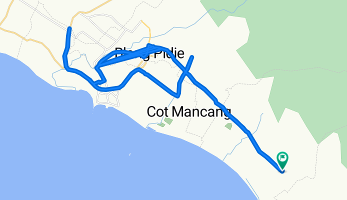 Jalan Meulaboh - Tapaktuan, Setia to Jalan Meulaboh - Tapaktuan, Setia