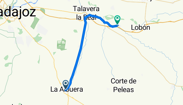 Badajoz Elvas Olivenza Valverde La Albuera Talavera Real
