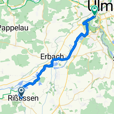 Rißtissen (Donauseen) nach Ulm