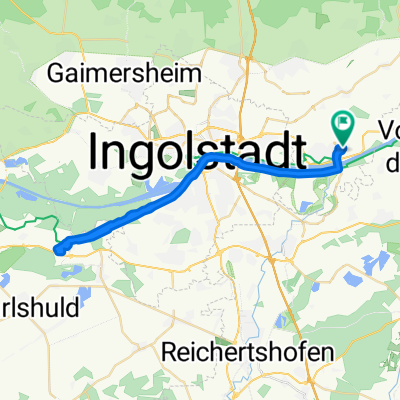 Langsame Fahrt in Großmehring