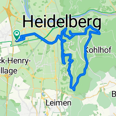 Pfaffengrund - Königsstuhl und zurück (E-Bike)