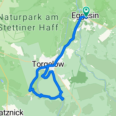 Eggesin durch den Wald nach Hammer und zurück