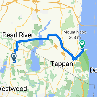 15 Hall Ct, Park Ridge to 300–399 Roundhouse Rd, Piermont