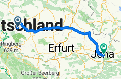 Route in der Bikemap App öffnen