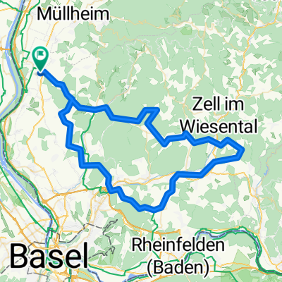 Sonntagstour 19_04_2020 Schliengen Kürnberg und zurück