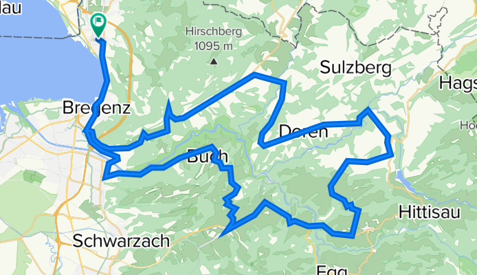 Lochau -Wolfurt-Buch-Alberschwende-Langenegg-Krumbach-Doren-Langen-Lochau