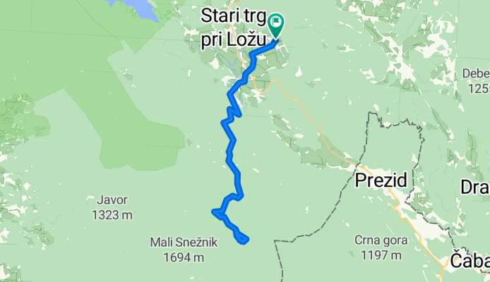 Vrhnika - Leskova dolina - Lepi dol