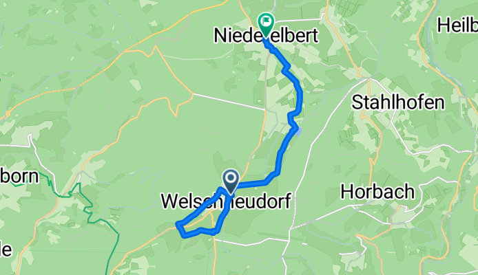 Moderate Route in Niederelbert