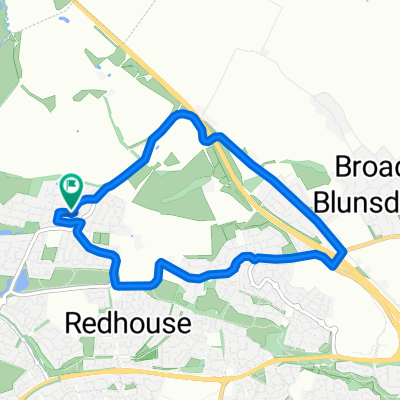 Restful route in Swindon