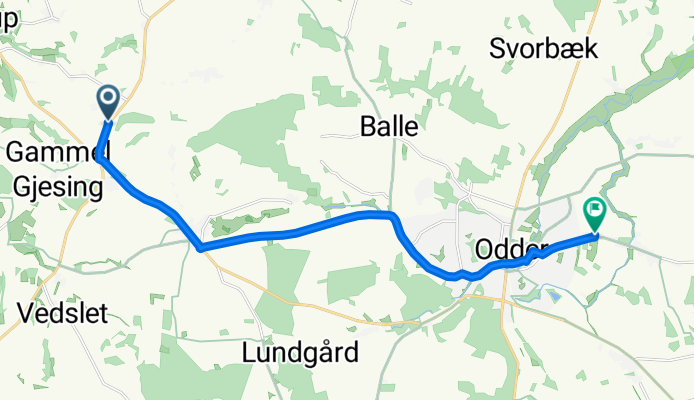 Supersonic route in Odder