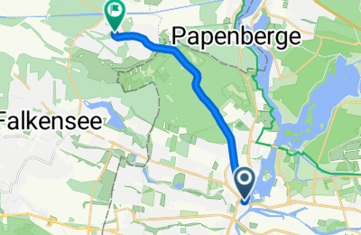 Route in der Bikemap App öffnen