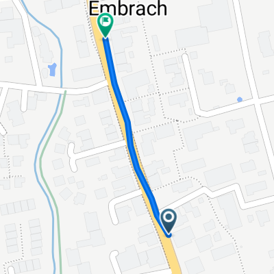 Langsame Fahrt in Embrach