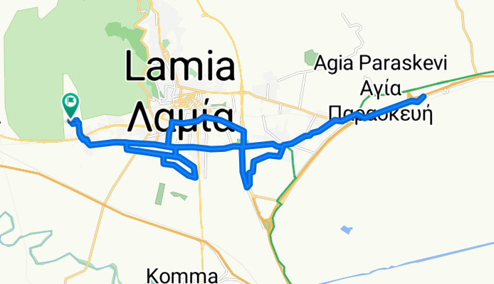 Restful route in Lamia