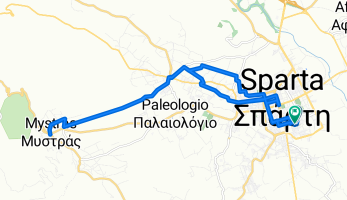 Hamaretou 50, Sparti to Marathonos 4, Sparti