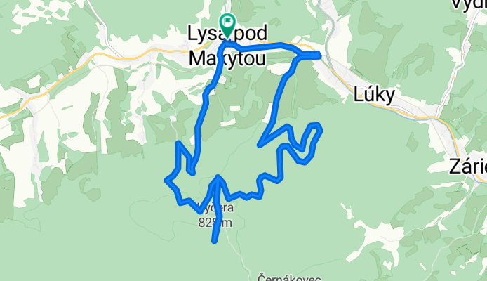 Lysá pod Makytou do Lysá pod Makytou