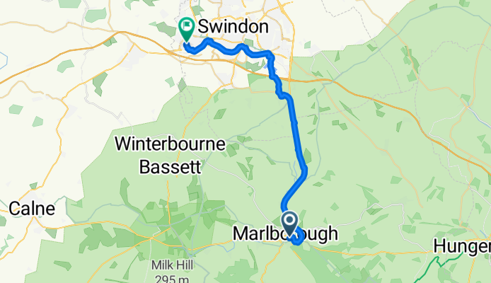 30 London Road, Marlborough to 32 Cottington Close, Swindon