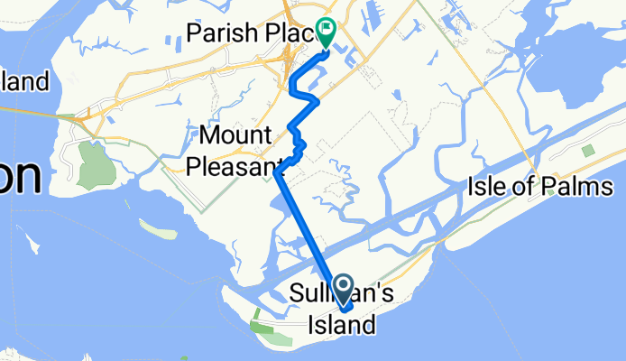 225–265 Station 22 1/2 St, Sullivans Island to 1419–1435 Midtown Ave, Mount Pleasant