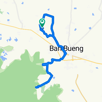 Restful route in Amphoe Ban Bueng
