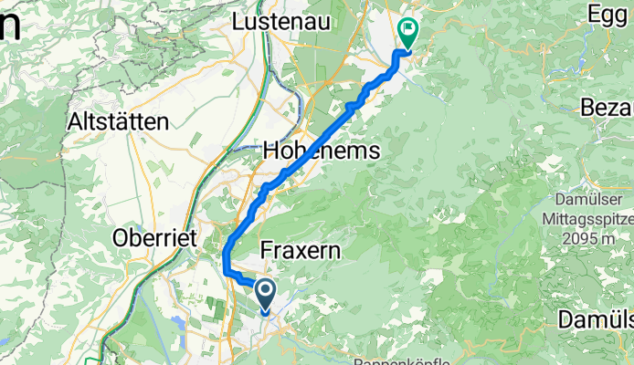 Einfache Fahrt in Dornbirn