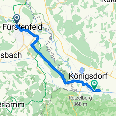 Gartengasse 5, Fürstenfeld nach Königsdorf-Krobotek