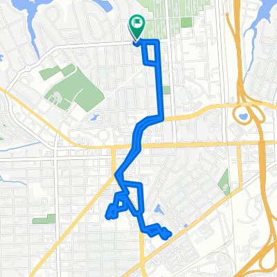 701 Hamilton Ave, Portsmouth to 647 Hamilton Ave, Portsmouth