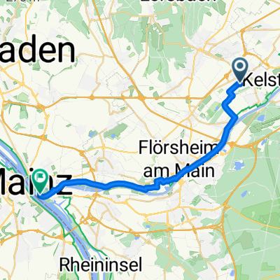 Route nach Mainz