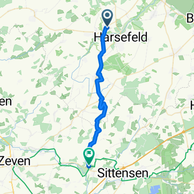 Gerade Fahrt in Groß Meckelsen