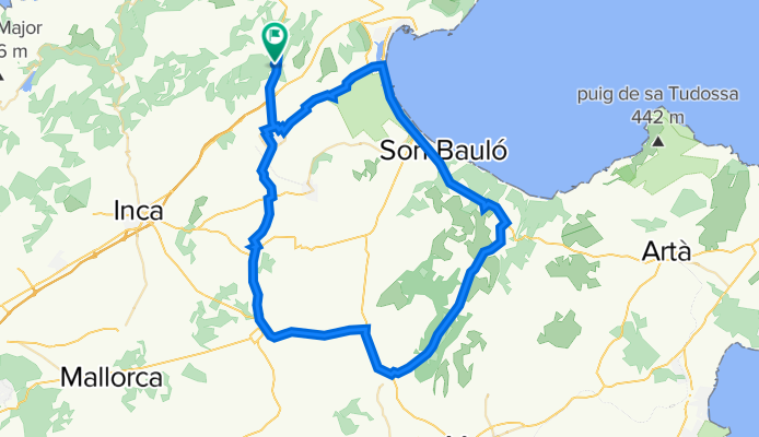 Mallorca - Crestatx to Petra round trip